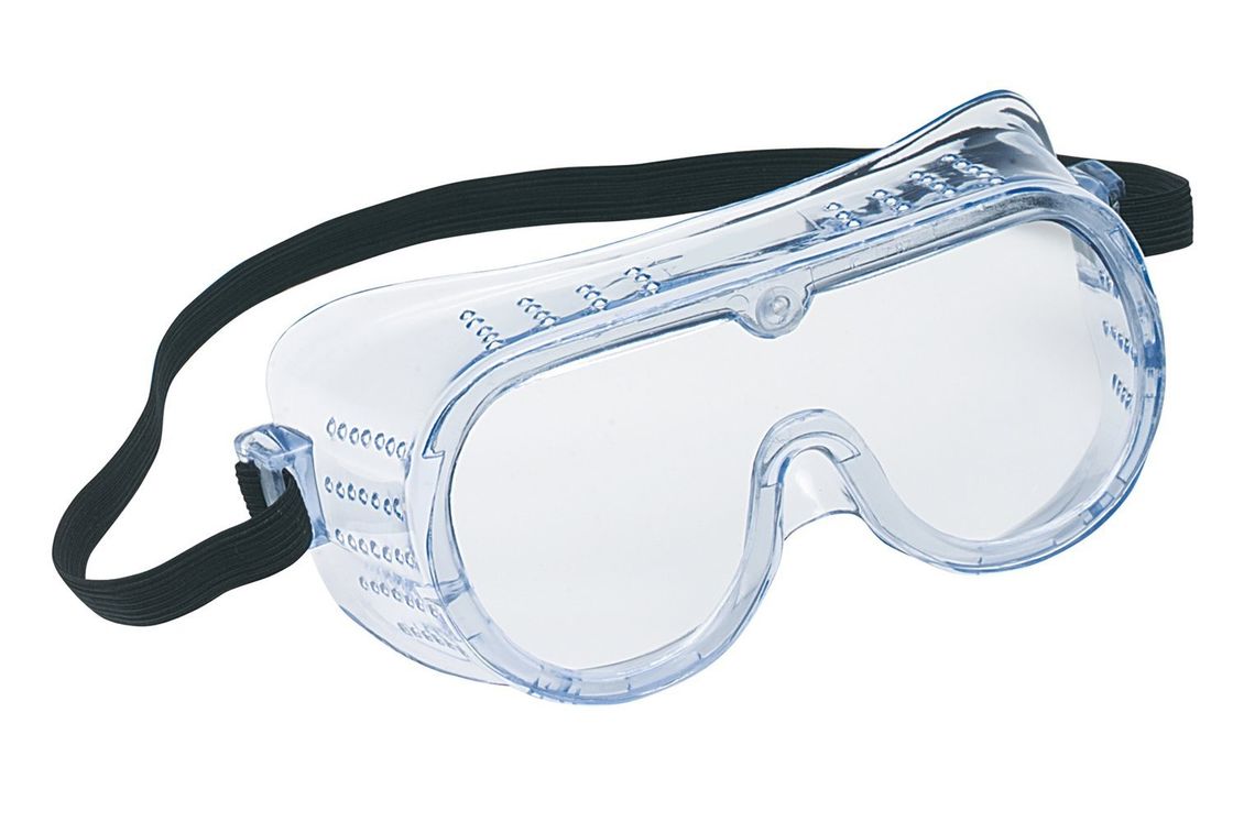 المضادة للخدش نظارات واقية طبية الإطار PVC مقاومة للمواد الكيميائية المزود